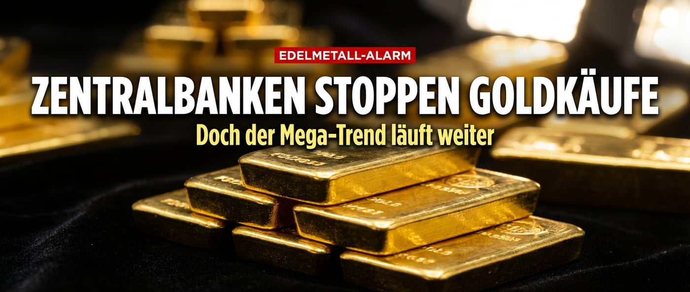 Zentralbanken drosseln Goldkäufe – doch das große Bild spricht eine andere Sprache