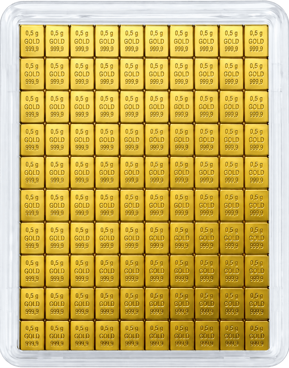 CombiBar 100 × 0.5 g · Front