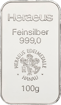100g silberbarren heraeus degussa umicore 4436cfb0