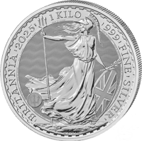 1 kg Silber Britannia 2025