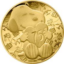 0,5g Gold 5 Euro Snoopy 2025 (Auflage: 2.500 | Polierte Platte)