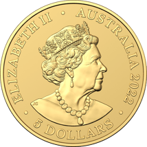 0,5g Gold Mini Kookaburra 2022 (Auflage 5.000)