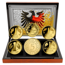 Gold Deutsche Währungsset 2025 (Auflage: 250 | Polierte Platte)