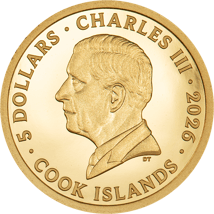 0,5g Gold Savage Vikings 2026 (Auflage: 5.000 | Polierte Platte)