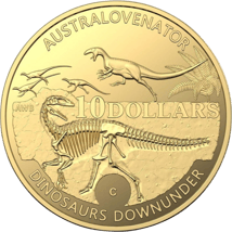 1/10 Unze Gold Australovenator 2022 PP (Auflage: 2.000)