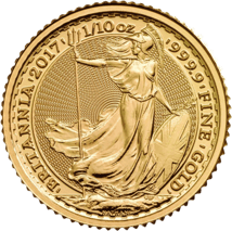 1/10 Unze Gold Britannia 2017