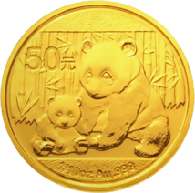 1/10 Unze Gold China Panda 2012