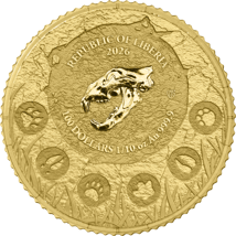 1/10 Unze Gold Megafauna Cave Lion 2026 (Auflage: 2.500)