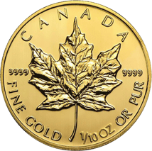 1/10 Unze Gold Maple Leaf 2014