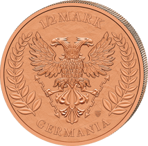 1/2 Unze Kupfermünze Germania 2026