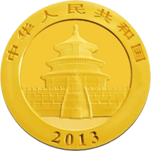 1/20 Unze Gold China Panda 2013
