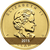 1/20 Unze Gold Maple Leaf 2015