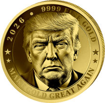 1/200 Unze Gold Donald Trump 2026 (Auflage: 5.000 | Polierte Platte)