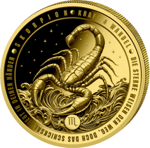 1/200 Unze Gold Sternzeichen Skorpion 2026 (Auflage: 5.000 | Polierte Platte)