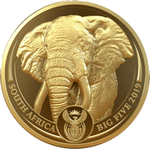 5 x 1 Unze Gold Big Five I Prestige-Set 2021 (Auflage: 50 | Polierte Platte)