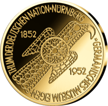 1/4 Unze Gold 5 Deutsche Mark Germanisches Museum 2025 PP (Auflage: 499)
