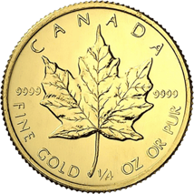 1/4 Unze Gold Maple Leaf 2013