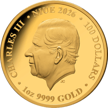 1 Unze Gold Jupiter from Callisto 2026 (Auflage: 99 | Polierte Platte)