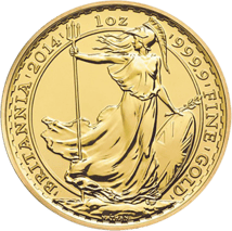 1 Unze Gold Britannia 2014