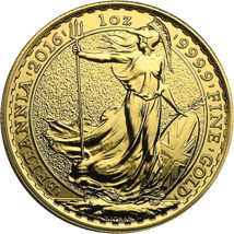 1 Unze Gold Britannia 2016
