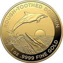 1 Unze Gold Rauhzahndelfin 2023 (Auflage: 250)