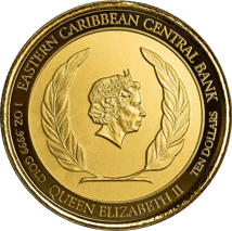 1 Unze Gold EC8 St. Kitts & Nevis Surfer 2022 (Auflage: 2.500 | Blisterkarte)