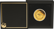 1 Unze Gold Känguru Nugget 35. Jubiläum 2021 PP (Auflage: 200 | Polierte Platte)