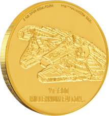 1 Unze Gold Star Wars Millennium Falke 2020 PP (Auflage: 50 | 1. Motiv)