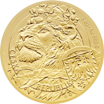 1 Unze Gold Tschechischer Löwe 2025 (Auflage: 1.500)