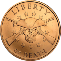 1 Unze Kupfermünze Liberty or Death