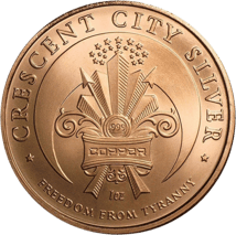 1 Unze Kupfermünze Wake Up!