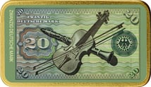 1 Unze Silber 20 Alte Deutsche Mark (Auflage: 100 | teilvergoldet)