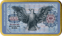 1 Unze Silber 100 Alte Deutsche Mark (Auflage: 100 | teilvergoldet)