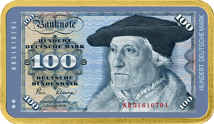 1 Unze Silber 100 Alte Deutsche Mark (Auflage: 100 | teilvergoldet)
