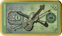 1 Unze Silber 20 Alte Deutsche Mark (Auflage: 100 | teilvergoldet)