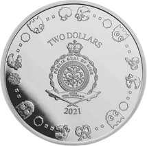 1 Unze Silber 40 Jahre Ms. Pacman 2021 (Auflage: 2.000 | coloriert)