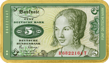 1 Unze Silber 5 Alte Deutsche Mark (Auflage: 100 | teilvergoldet)