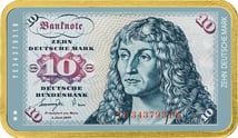 1 Unze Silber 10 Alte Deutsche Mark (Auflage: 100 | teilvergoldet)