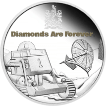 1 Unze Silber 50 Jahre Diamonds are forever 2021 (Auflage:5.000 | PP)