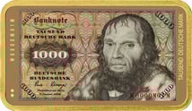 1 Unze Silber 1000 Alte Deutsche Mark (Auflage: 100 | teilvergoldet)