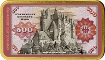 1 Unze Silber 500 Alte Deutsche Mark (Auflage: 100 | teilvergoldet)