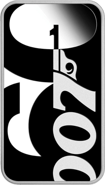 1 Unze Silber 60 Jahre James Bond 007 2022 PP (Auflage: 5.000 | Rechteckmünze)