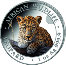 1 Unze Silber African Wildlife Leopard 2025 (Auflage: 5.000)