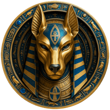 1 Unze Silber Altes Ägypten Anubis 2025 (Auflage: 100 | Saphire | teilvergoldet)