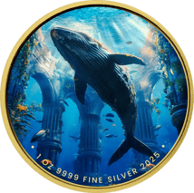 1 Unze Silber Atlantis - Versunkenes Reich 2025 (Auflage: 100 | teilvergoldet)