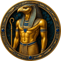 1 Unze Silber Altes Ägypten Ra 2025 (Auflage: 100 | Saphire | teilvergoldet)