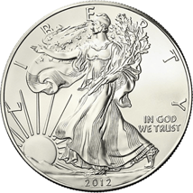 1 Unze Silber American Eagle 2012