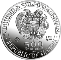 1 Unze Silber Arche Noah 2012