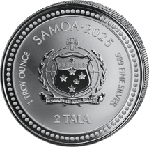 1 Unze Silber Samoa Seepferdchen 2025 (Auflage: 10.000)