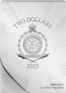 1 Unze Silber Marvel Avengers Comix 2023 PP (Auflage: 5.000 | coloriert | Polierte Platte)